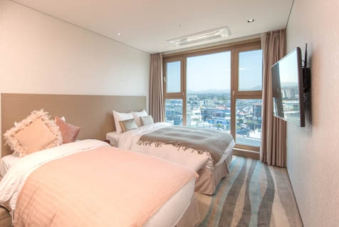 패밀리 트윈 - 산전망(조식불포함)